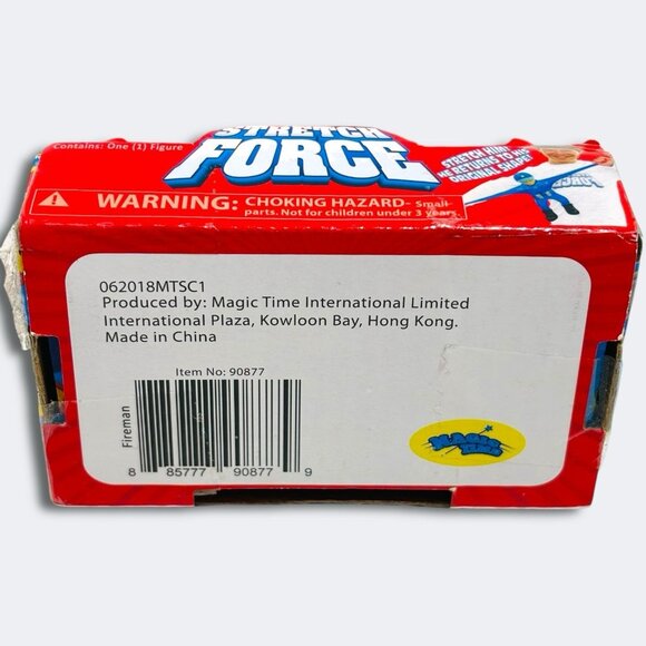 Stretch Force Red Fireman Stretch Armstrong Rubber Action Figure. NEW NIB! RARE! - Picture 6 of 7